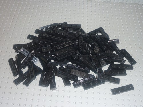 100 lego black - lego, 1x4