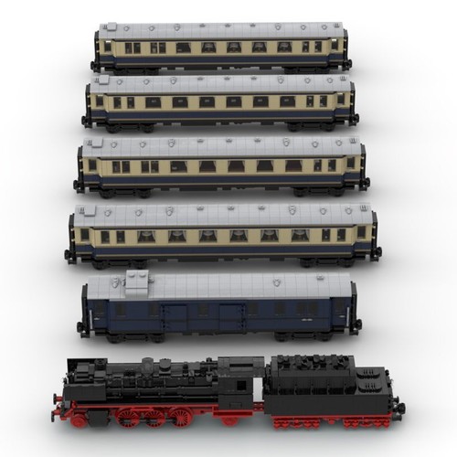 Treno passeggeri storico 6753